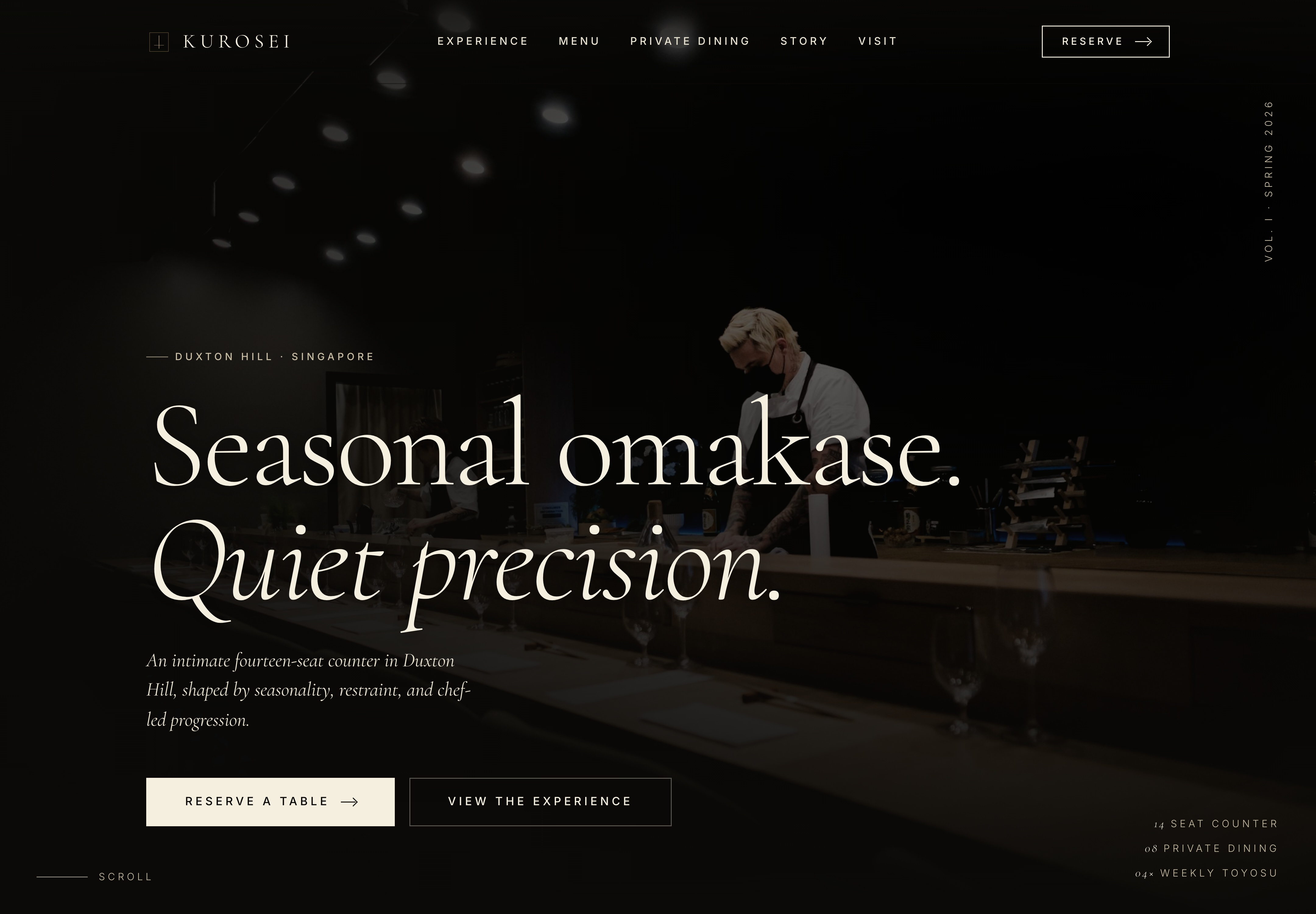 Kurosei — Hospitality · Brand